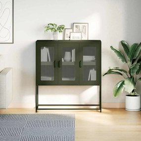vidaXL Ντουλάπι Λαδί 100,5x39x107 εκ. από Χάλυβα Ψυχρής Έλασης