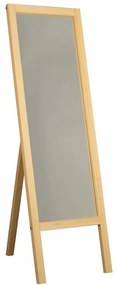 Καθρέπτης Δαπέδου - Τοίχου 552NOS2174 55x170cm Natural Aberto Design Wood, Glass