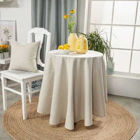 Ροτόντα Guensa 11 Beige-Grey Teoran Diameter 180cm Cotton-Polyester