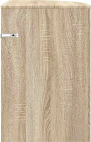 vidaXL End Table Δρύς Sonoma 39,7 x 39,7 x 60 εκ Επεξεργασμένο ξύλο