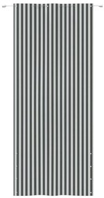 Διαχωριστικό Βεράντας Ανθρακί &amp; Λευκό 120x240 εκ. Ύφασμα Oxford - Πολύχρωμο