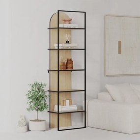 Megapap Βιβλιοθήκη Archy Sapphire Oak 53x31,7x180εκ.