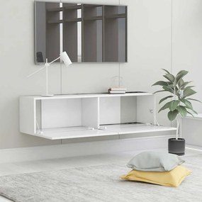 vidaXL Έπιπλο Τηλεόρασης Λευκό 120 x 30 x 30 εκ. από από Επεξ. Ξύλο