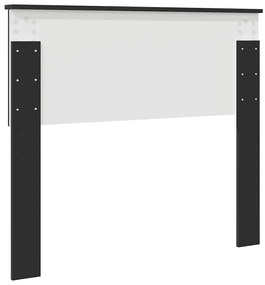 vidaXL Κεφαλάρι Μαύρη Οξυά 100 cm Επεξεργασμένο ξύλο