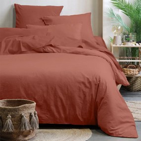 Σεντόνι King Size Επίπεδο (240x300) S-F Horizon Τερακότα