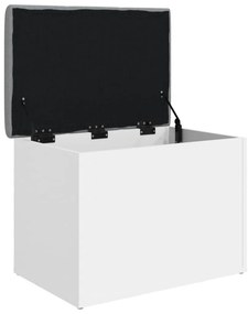 vidaXL Πάγκος Αποθήκευσης Λευκός 62x42x45 εκ. από Τεχνητό Ξύλο