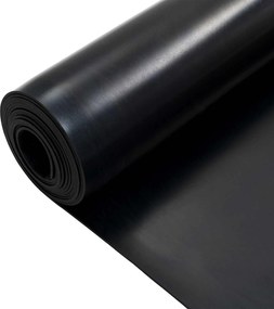 vidaXL Μάτ δαπέδου Μαύρο 1,2 x 5 μ Λάστιχο