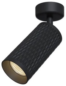 Σποτ Φωτιστικό Οροφής-Τοίχου Focus Design GU10 IP20 Φ6 MAYTONI-C034CL-01B-Μαύρο C034CL-01B