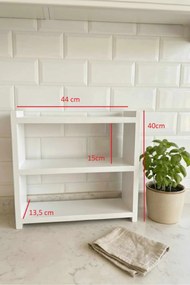 Ράφι Κουζίνας Λευκό COGRO 44x13.5x40