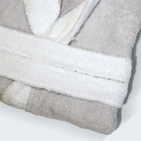 LINO ΜΠΟΥΡΝΟΥΖΙ BATHHUG GREY-WHITE 10-12