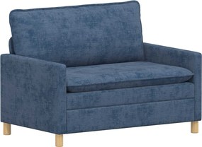 vidaXL Καναπές Μπλε 126 x 81 x 87,5 εκ Πολυεστέρας