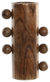 Βάζο Home ESPRIT Ξύλο από Μάνγκο 10 x 10 x 28 cm