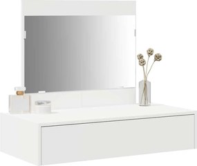 vidaXL Τραπέζι περιποίησης Λευκό 83 x 40 x 70 εκ Επεξεργασμένο ξύλο