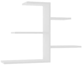 Ραφιέρα τοίχου Callum σε λευκή απόχρωση 82,2x19,6x48 εκ. 82.2x19.6x48 εκ.