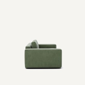 Τριθέσιος καναπές με βελούδινη ταπετσαρία, Skander