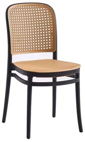Καρέκλα Κήπου Florence Ε387,2 41x41x83cm Black-Beige