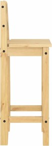 vidaXL Σετ Επίπλων Μπαρ 3 Τεμαχίων από Μασίφ Ξύλο Πεύκου