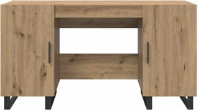 vidaXL Γραφείο artisan δρυς Επεξεργασμένο ξύλο 140 x 50 x 75 εκ.