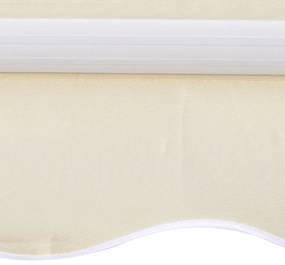 vidaXL Τεντόπανο Κρεμ 3,5 x 2,5 μ. από Καραβόπανο