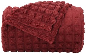 vidaXL Κουβέρτα Βεραμάν Κόκκινο 200 x 150 cm Μαλλί