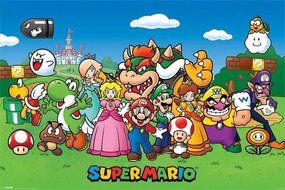 Αφίσα Super Mario - Characters, (91.5 x 61 cm)