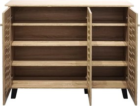 Παπουτσοθήκη Mantam 16 ζεύγων sonoma 115x34x87εκ