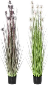 Διακοσμητικό Φυτό DKD Home Decor 40 x 40 x 150 cm Ροζ Λιλά πολυαιθυλένιο PVC (x2)