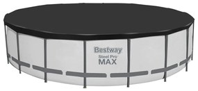 Bestway Κάλυμμα Πισίνας Flowclear Fast Set 555 εκ. - Μαύρο