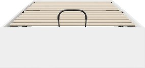 vidaXL Κρεβάτι Οθωμανικού Τύπου Λευκό 80,5 x 200 εκ Επεξεργασμένο ξύλο