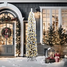 vidaXL Τεχνητό Χριστουγεννιάτικο Δέντρο με 300 LED Πράσινο 210 cm