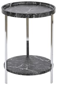 Βοηθητικό Τραπέζι DKD Home Decor Μαύρο Ξύλο MDF 40 x 40 x 53 cm