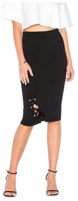 Κοντές Φούστες  Kendall & Kylie  LACE UP PENCIL SKIRT WOMEN KENDALL   KYLIE