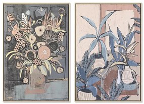 Καμβάς DKD Home Decor πολυστερίνη Καμβάς 84 x 4,5 x 124 cm