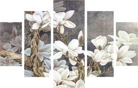 ΠΕΝΤΑΠΤΥΧΟΣ ΠΙΝΑΚΑΣ MDF MAGNOLIA KOBUS HM7207.01 82X56x0,3 εκ.