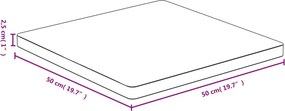 vidaXL Επιφάνεια Τραπεζιού 50x50x2,5 εκ. από Μπαμπού