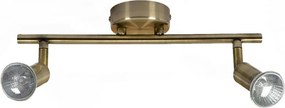 Σποτ Δίφωτο Homelighting Saba 77-4448 Bronze