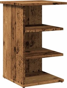 vidaXL Sideboard Παλιό ξύλο 35x35x55 cm Ξύλο μηχανής