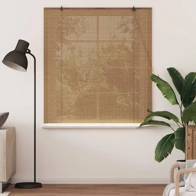 vidaXL Ρόλερ (στόρι) Καφέ 140 x 160 cm Μπαμπού