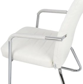 ΠΟΛΥΘΡΟΝΑ DALEY HM1021.02 ΛΕΥΚΗ 55,5x67,5x94 εκ. (4 Τεμμάχια)