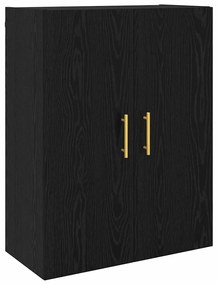 vidaXL Ντουλάπια Τοίχου 2 pcs Μαύρη δρυς 69.5 x 34 x 90 εκ.