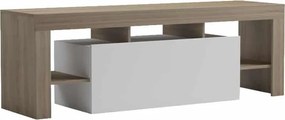 Έπιπλο τηλεόρασης Liner sonoma-λευκό 150x40x50εκ