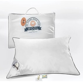Μαξιλάρι Ύπνου The Wool Natural White La Luna 50Χ70 Μαλλί