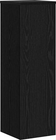 vidaXL Βάση φυτών 2 pcs Μαύρη Οξυά 25 x 25 x 80 cm Επεξεργασμένο ξύλο