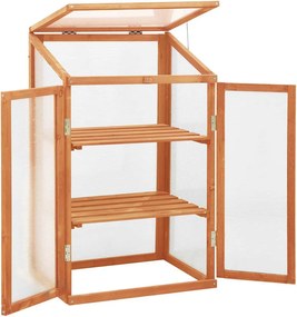 vidaXL Θερμοκήπιο 60 x 45 x 100 εκ. από Ξύλο Ελάτης