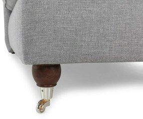 Ανάκλινδρο Bloomington A111, Γκρι, 85x92x146cm, Ταπισερί, Πόδια: Μέταλλο, Ξύλο | Epipla1.gr