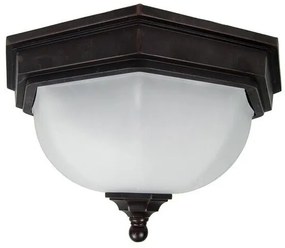 Πλαφονιέρα Φωτιστικό Οροφής 2xE27  Μπρονζέ  IP44 Fairford GZH-FF12 Elstead Lighting-GZH-FF12-Μπρονζέ GZH-FF12