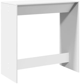 vidaXL Τραπέζι Μπαρ Λευκό 102x50x103,5εκ. Επεξεργ. Ξύλο