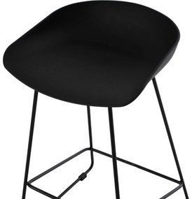 ΣΚΑΜΠΟ ΜΠΑΡ HM9299.02, ΜΑΥΡΟ, ΜΕΣΑΙΟΥ ΥΨΟΥΣ, 44x44x74 εκ.