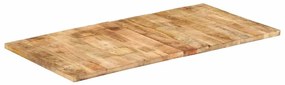 vidaXL Επιφάνεια Τραπεζιού 25-27 χιλ. 120 x 60 εκ. Μασίφ Ξύλο Μάνγκο
