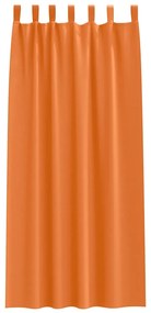 vidaXL Κουρτίνες 2 pcs Φωτεινό Πορτοκάλι 245x140εκ. Πολυεστέρας